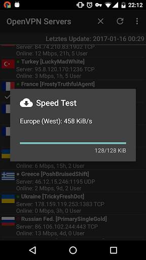 VPN Servers for OpenVPN screenshot 3