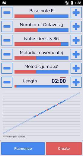 Composer lite - Algorithmic musical composer screenshot 2