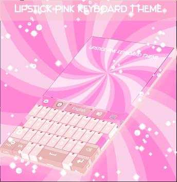 Lipstick Pink Keyboard Theme screenshot 4
