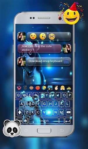 Panda Emoji Keyboard - panda song keyboard theme screenshot 2
