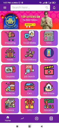 AIOapp - all social media and shopping in one app screenshot 1