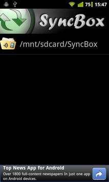 Wifi Dropbox Lite screenshot 1