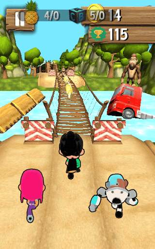 Jungle Titans Escape – Go The Hero Teens Run screenshot 4