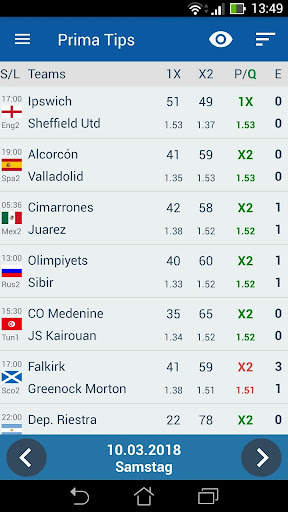 Fußball Vorhersagen PrimaTips screenshot 4