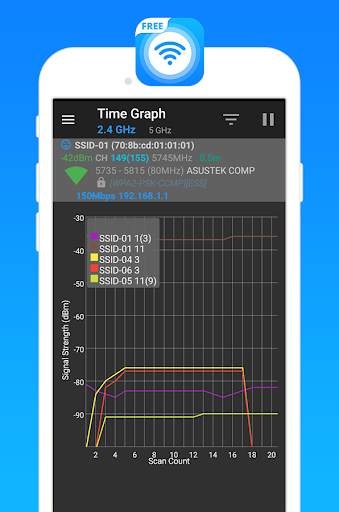 Wifi Analyzer screenshot 6
