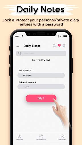 Secret Diary With Lock - Notepad & Notes Planner 4 تصوير الشاشة