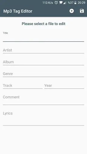 Mp3 Tag Editor screenshot 1