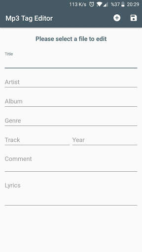 Mp3 Tag Editor screenshot 1