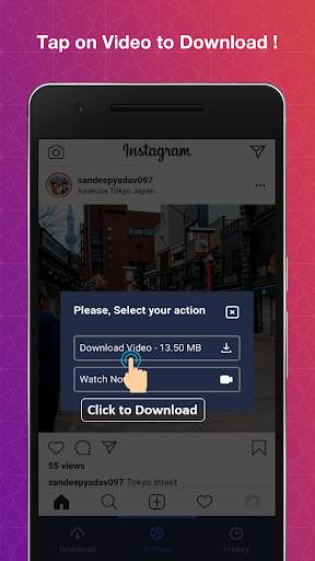 Video Downloader For Instagram - Download & Share screenshot 5