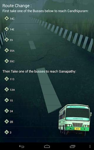 Coimbatore Bus Guide screenshot 13
