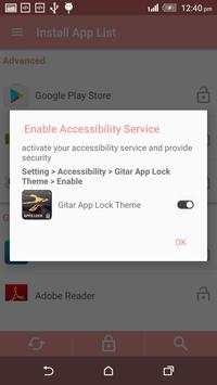 Gitar App Lock Theme screenshot 4