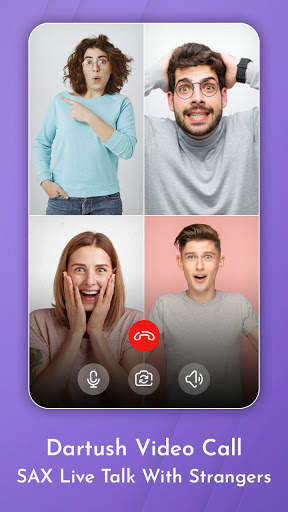 Dartush videocall - SAX Live Talk With Strangers screenshot 4