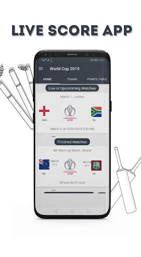 CricIO - Live Score for Cricket World Cup 2019 screenshot 1