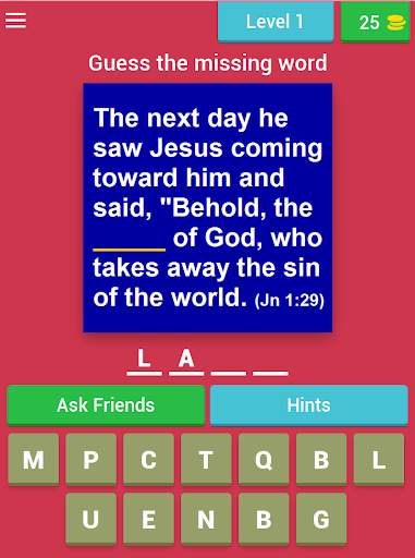Bible Verse Quiz (Bible Game) screenshot 6