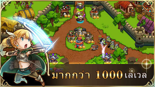 Crazy Defense Heroes ป้องกันหอ screenshot 1