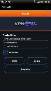 VPN4ALL Mobile screenshot 1