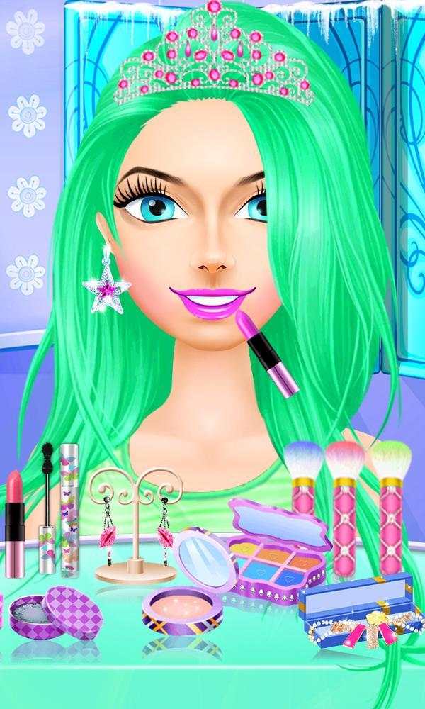 Princess Frozen Makeup salon screenshot 3
