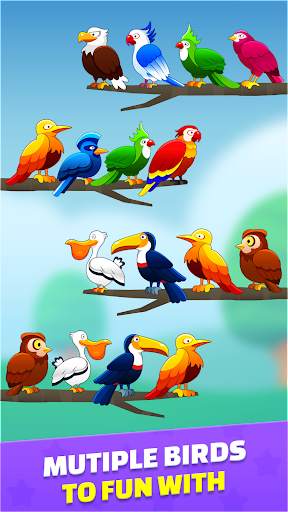 Bird Color Sort Master screenshot 1