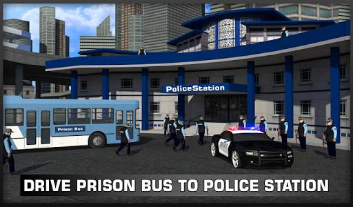 Coach Bus Police Transport 3D screenshot 9