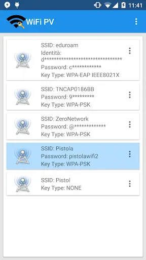 WiFi Password Viewer [ROOT] screenshot 2