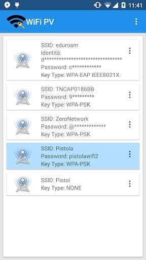 WiFi Password Viewer [ROOT] screenshot 2