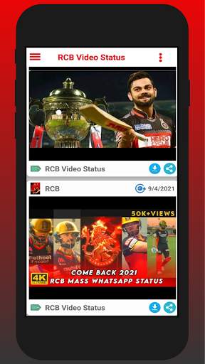 RCB Video Status screenshot 5