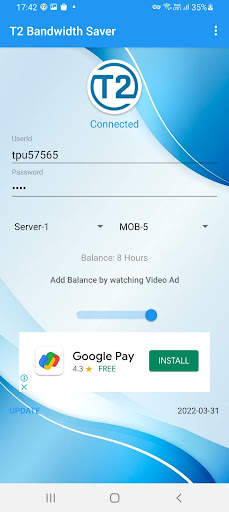 T2 Bandwidth Saver screenshot 3