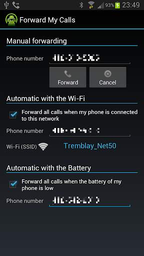 Forward My Calls screenshot 1