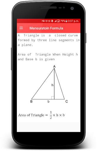 Mensuration Formula - Area and Volume Calculation скриншот 1