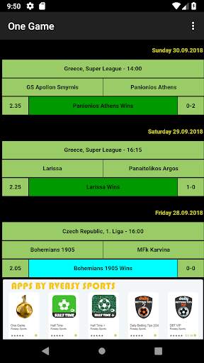 One Game Betting Tips screenshot 8