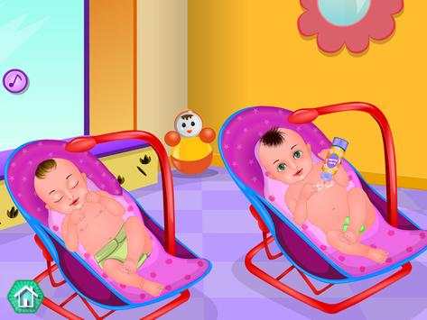 Twins Caring - Baby Games screenshot 3