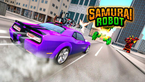 Samurai Robot Car Transform: Robot War screenshot 4