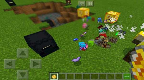 Lucky block mod for Minecraft PE screenshot 2