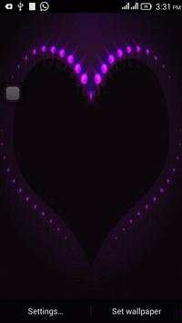 3D Heart Live Wallpaper 4 تصوير الشاشة