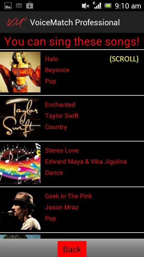 Sing Karaoke Voice Tuner Free 1 تصوير الشاشة