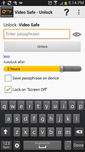 Video Safe screenshot 3