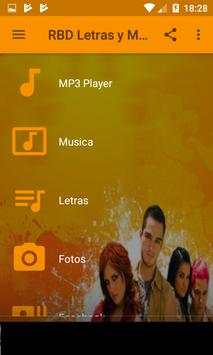RBD Letras y Musica 1.0 screenshot 2