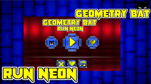 GEOMETRY BAT RUN NEON скриншот 1