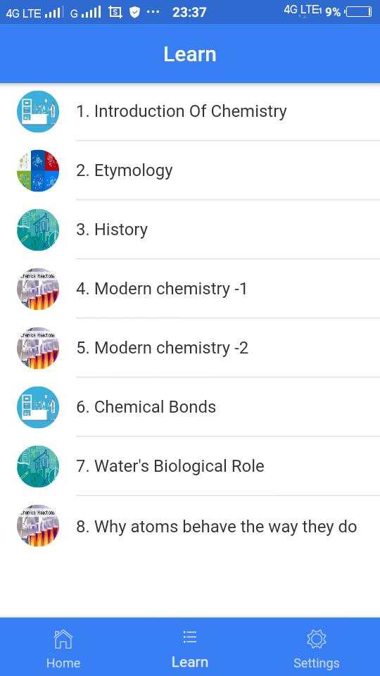 Learn Chemistry скриншот 3