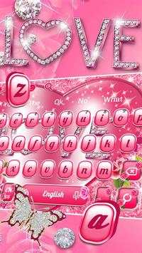 Love Heart Keyboard Theme screenshot 1