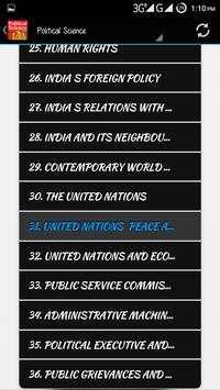 Political Science - English screenshot 2