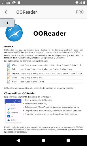 OOReader screenshot 1