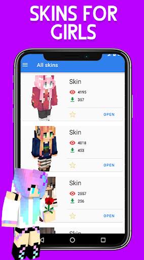 Girls skins - skins for Minecraft screenshot 1