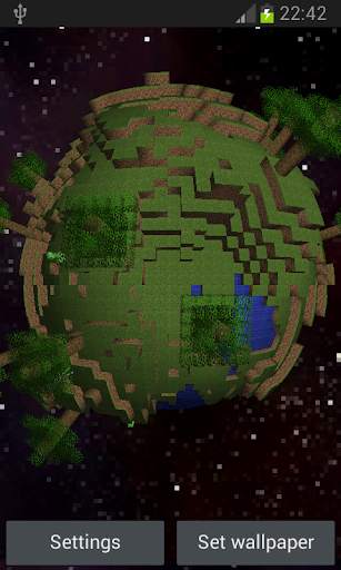 Craft World 3D Live Wallpaper screenshot 1