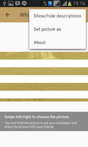 White and Gold Wallpaper screenshot 4