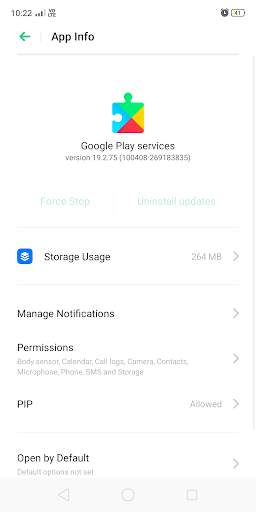 Play services error – info(update) screenshot 3