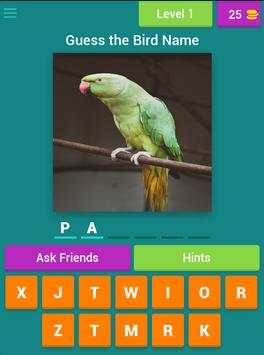 Bird Name Quiz screenshot 1