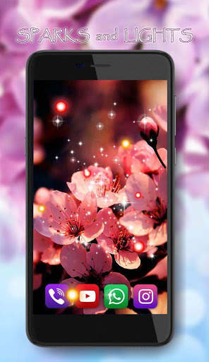 Sakura Red Live Wallpaper screenshot 4