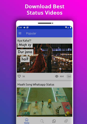 Status Download For WhatsApp & Read Delete Message screenshot 1