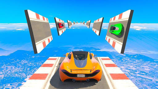 Mega Ramp Car Racing & Stunts : Impossible Track screenshot 2